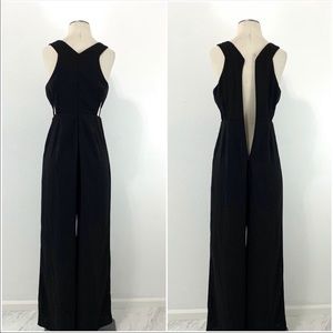 Lulu's- Black Side Cut Out Jumpsuit Size Large